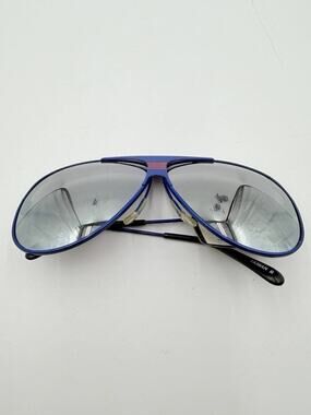 Vintage Flip-Up Aviator Sunglasses – Blue Metal Frame – New Old Stock